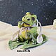 Teddy Animals: Biggie the Frog. Teddy Toys. Irina Fedi Toys creations. Online shopping on My Livemaster.  Фото №2