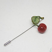 Украшения handmade. Livemaster - original item Brooch-needle Cherry. Handmade.