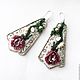 Серьги Pleasure Swarovski. Серьги классические. Айшат Алимурзаева (aishat-beads). Ярмарка Мастеров.  Фото №5