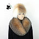Collar convertible Fox fur 'Crystal' No. №20. Collars. Mishan (mishan). Online shopping on My Livemaster.  Фото №2