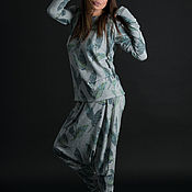 Одежда handmade. Livemaster - original item Spring outfit, salwar kameez and hooded top - SE0062CT. Handmade.