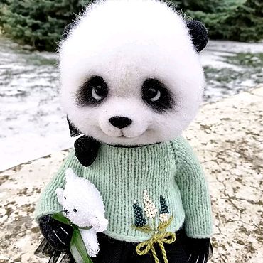 Куклы и игрушки ручной работы. Ярмарка Мастеров - ручная работа Панда.. Handmade.