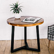 Для дома и интерьера handmade. Livemaster - original item Dining table made of elm slab 