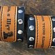 Leather bracelet 'The King and the Fool'. Subculture Attributes. crecca. My Livemaster. Фото №6