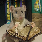 Игрушка Мышь-Хранитель сырных историй. Идея подарка на новый год