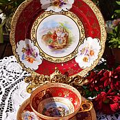 Винтаж handmade. Livemaster - original item Bloch & Col.  Antique tea trio.. Handmade.