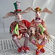 Sculptural and textile dolls Clowns-musicians, Figurines, Moscow,  Фото №1