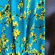 Платье летнее бирюзовое Fiesta. Платья. POLINA EFIMOVA. Ярмарка Мастеров.  Фото №5