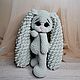  Зайка блестящая. Мягкие игрушки. Toys-by-panda. Ярмарка Мастеров.  Фото №12