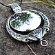 "Sagaan Toli". Amulet-pendant. Melong. Shaman's mirror. Pendants. Radomir. Online shopping on My Livemaster.  Фото №2