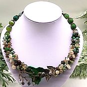 Украшения handmade. Livemaster - original item Beautiful necklace natural agate. The author`s work. Handmade.