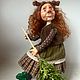 Баба -яга, интерьерная кукла ручной работы. Интерьерная кукла. Larsen.dolls. Ярмарка Мастеров.  Фото №4