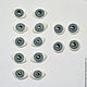 Eyes for the toy "Blue". Eyes and eyelashes. JulkichBeads (JulkichMaterial) (JulkichMaterial). Online shopping on My Livemaster.  Фото №2
