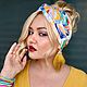 Летняя чалма – повязка RIO. Повязки. SOFIE ACCESSORIES. Интернет-магазин Ярмарка Мастеров.  Фото №2