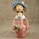 Doll ceramic Girl with lilies. Dolls. Marisavesennaya ceramics. Online shopping on My Livemaster.  Фото №2