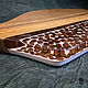 Заказать Парные сервировочные доски из слэба с кофе. Akutrau Woodworking. Ярмарка Мастеров. . Подносы Фото №3