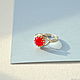 Order Silver ring with ruby chalcedony. Ginger Squirrel. Livemaster. . Rings Фото №3