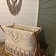 Люлька колыбель макраме. Кровати. Zavyazka.macrame. Интернет-магазин Ярмарка Мастеров.  Фото №2