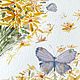 Order 'Flashes of the sun' watercolor painting (butterflies, yellow). Nadezda Perova. Livemaster. . Pictures Фото №3