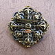 Brooch 'Maltese cross' black, large. Brooches. Simkha - Jewelry For Joy. Online shopping on My Livemaster.  Фото №2