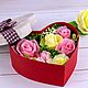 Розы в коробке-сердце, Мыло, Санкт-Петербург,  Фото №1