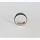 Order Silver ring with jet and opal. Wooden jewellery. Livemaster. . Rings Фото №3
