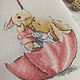 Picture embroidered with a cross Cute bunnies. Pictures. sweet-home11. My Livemaster. Фото №5