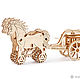 Wood Chariot designer DaVinci Woodencity 3D puzzle. Stuffed Toys. myriwell. Online shopping on My Livemaster.  Фото №2