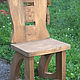 Chair wood solid cedar Medieval. Chairs. Joinery in Altai. Online shopping on My Livemaster.  Фото №2