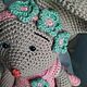 Мышка вязаная. Мягкие игрушки. Наталья .   knitting_family_. Интернет-магазин Ярмарка Мастеров.  Фото №2