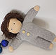 Matveyka - sewn doll overalls 31 cm. Stuffed Toys. bee_littlefamily. My Livemaster. Фото №6