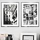 Paris photo Black and white paintings in the living room Architecture Posters on the wall, Fine art photographs, Moscow,  Фото №1