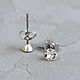 4мм, СТАЛЬ, пуссеты гвоздики Швензы для шатона Swarovski. Швензы. Volshebno. Ярмарка Мастеров.  Фото №4