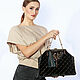 Order Bag with clasp black velvet. Clasp bag with embroidery. okuznecova. Livemaster. . Clasp Bag Фото №3