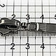 Бегунок №05 для тракторной молнии декоративный, блэк никель, Молнии, Санкт-Петербург,  Фото №1