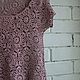 Топ, футболка, туника ажурная, крючком. Топы. Ирина Грачева. Ярмарка Мастеров.  Фото №5
