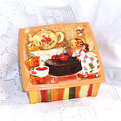 Для дома и интерьера handmade. Livemaster - original item Tea box of the tea party Fairy. Handmade.