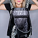 Shopper bag black zebra made of genuine leather. Shopper. Lollypie - Modiste Cat. Online shopping on My Livemaster.  Фото №2