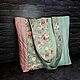 Сумка-шоппер  Тоут Прованс (Handmade хб). Сумка-шоппер. YevGeniya. Ярмарка Мастеров.  Фото №5