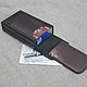 Cigarette case with crocodile insert for LD Compact. Cigarette cases. Joshkin Kot. My Livemaster. Фото №4