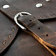 Заказать Кожаная сумка Школы Кота и пояс ручной работы (Witcher 3). Svetliy Sudar Leather Arts Workshop. Ярмарка Мастеров. . Поясная сумка Фото №3