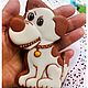Gingerbread Merry puppy . Gingerbread Dog (two types). Gingerbread Cookies Set. sweets for joy (galinadenisenko). Online shopping on My Livemaster.  Фото №2