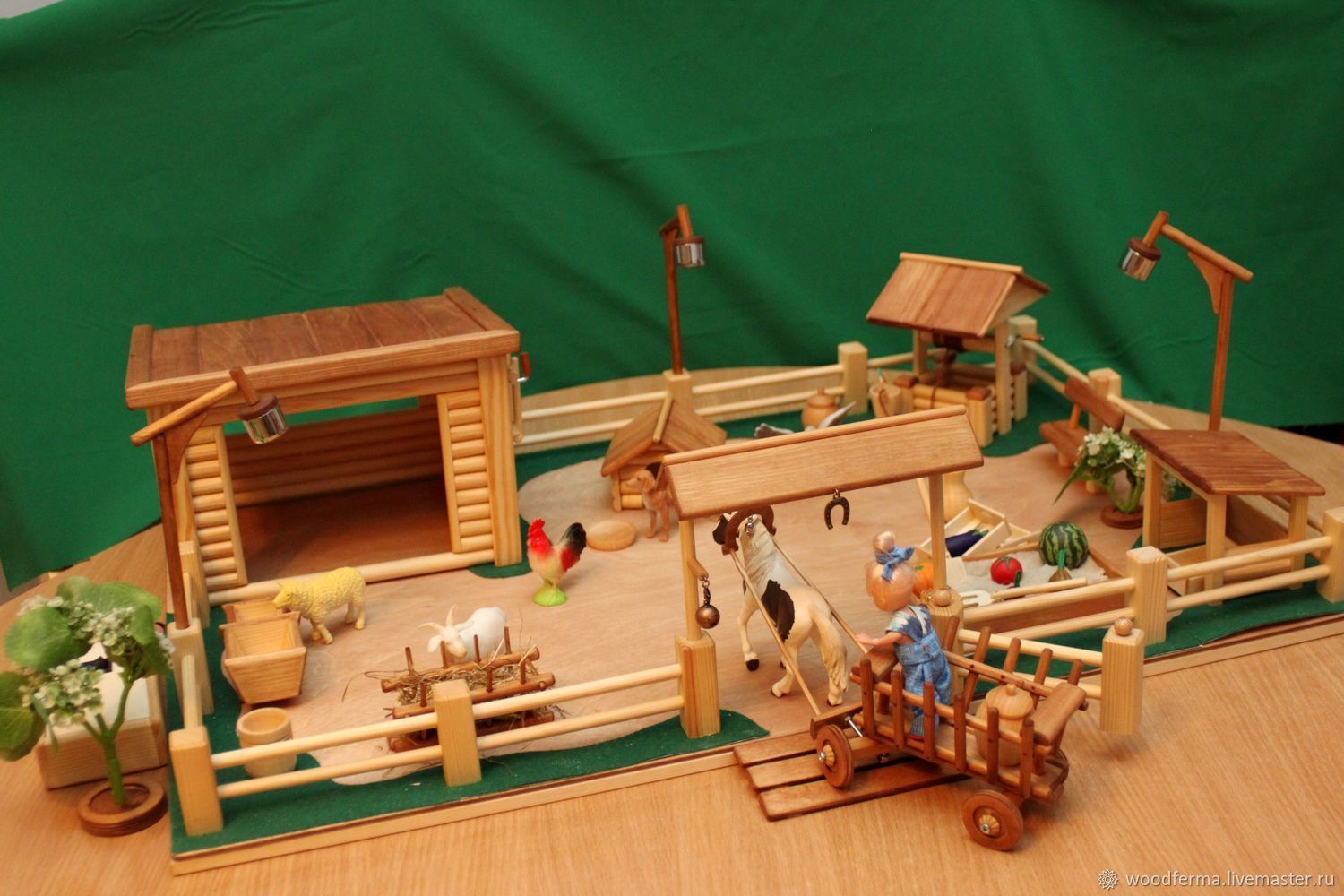 Ферма деревянных игрушек - BazarOuchy