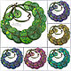 Jewelry Set Stylish Trend Green (690) designer jewelry. Jewelry Sets. Svetlana Parenkova (parenkova). My Livemaster. Фото №4