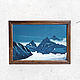 Reproduction of the picture in the frame 'Himalayas». N. To. Roerich. KR11, Pictures, Novokuznetsk,  Фото №1