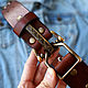 Ремень мужской Littleton Vintage Еmboss. Ремни. Defy Design (Лейла). Интернет-магазин Ярмарка Мастеров.  Фото №2