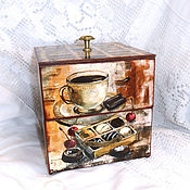 Для дома и интерьера handmade. Livemaster - original item Chest of drawers tea, Coffee and chocolate. Handmade.