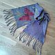 Scarf felted MOTHS. Scarves. Aunt's shop BIJU.... Online shopping on My Livemaster.  Фото №2
