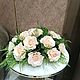 Композиции из чайных силиконовых роз. Композиции. Flowers16kzn-. Ярмарка Мастеров.  Фото №15