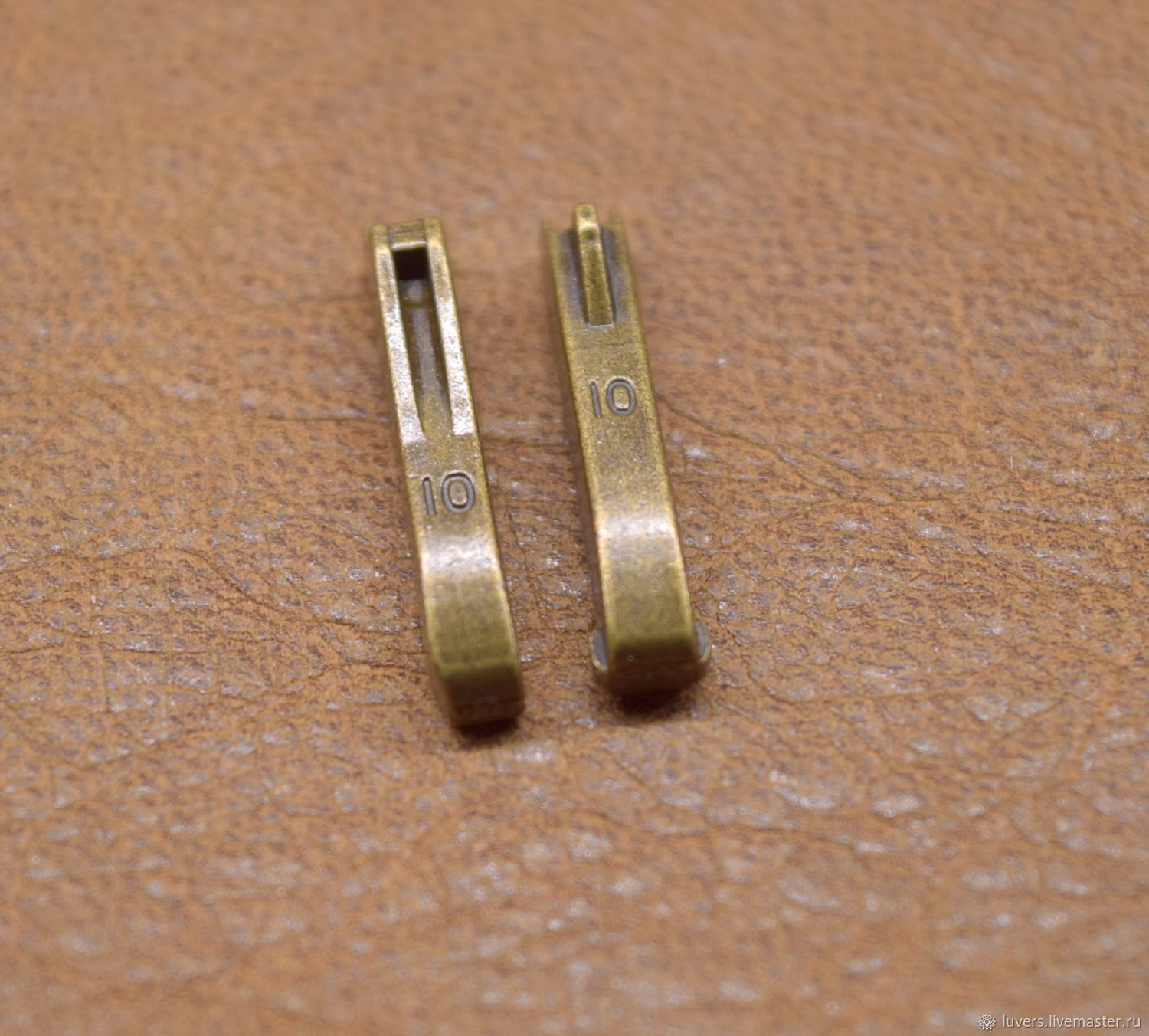 Концевики для разъемной молнии №10 в интернет-магазине Ярмарка Мастеров ...